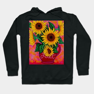 Saturday Morning Sunflowers Hoodie